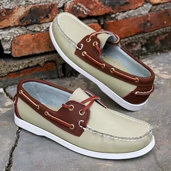 Bărbați Autentic Sebago Docksides Pantofi - Piele Premium Moc Toe Dantela-Up Pantofi cu Barca AC056