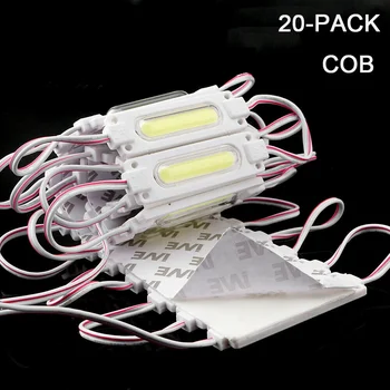 20-pack, 12V LED COB Module Lumina Super-Luminos Galben Albastru Roz Albastru de Gheață de Culoare IP65 rezistent la apa pentru Publicitate Shop Decor Lampa