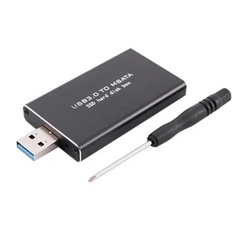 MSATA la USB USB 3.0 SSD MSATA Cabina de USB3.0 la MSATA Cazul Hard Disk Adaptor M2 SSD HDD Extern Cutie HDD Caz