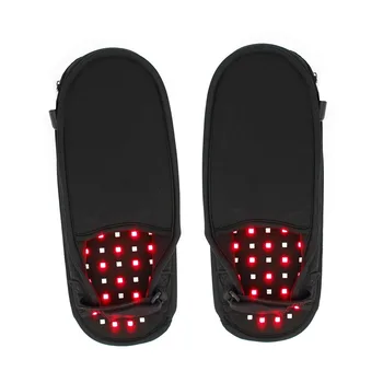 De Vânzare la cald 660nm 850nm Roșii de Lumină în Infraroșu Terapie Pantof pentru Piciorul picioare Degetele de la Picioare Lumină Roșie Terapie Dispozitive Papuci de casă