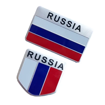 Autocolant auto Pavilion Rusia Decal Emblema 3D Aliaj de Aluminiu Autocolante Auto-Styling Accesorii Auto