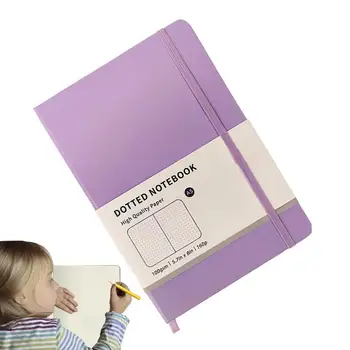 Dot Jurnalul Notebook Din Piele Notebook-Uri Pentru Activitatea A5, 160 Pagini Impermeabil Hardcover Grilă Punct De Notebook-Uri Pentru Note Muncă Școală