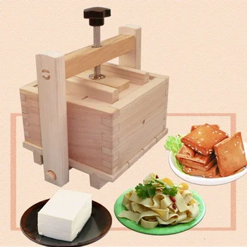 DIY din Lemn Tofu de Presă Mucegai Set de Casă, Brânză Tofu Mucegai Caș de Soia Tofu Face Mucegai Accesorii de Bucătărie de Gătit Instrument