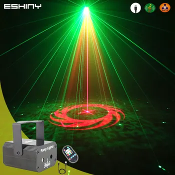 MINI RedGreen Laser Proiector 32 de Modele Petrecere de Familie Lumina Disco DJ Dance Bar, Masina de Crăciun Atmosfera Etapă Efect de Lampă R15N8