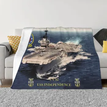 CV-62 USS Independence Pătură, Cuvertură De pat Pe Pat Moale, Groasă Pat Pătură