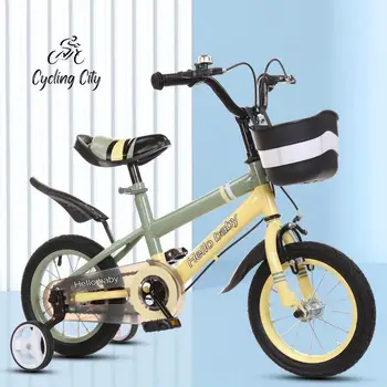 Ciclism Oraș Biciclete Copii Băiat 2-9 Ani Fetita Cărucior 12-18 Inch Copil Bicicleta Cu Auxiliare Roata De Învățare Bicicleta