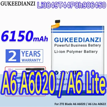 GUKEEDIANZI Baterie de Mare Capacitate Li3849T44P8h906450 6150mAh Pentru ZTE Blade A6020 A6 Lite A0622 Bateria
