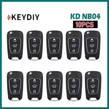 10buc KEYDIY NB04 3 Butoane Multi-funcțional Cheie de la Distanță Masina NB Seria Universal Cheie de la Distanță pentru Hyundai Stil KD900 URG200 KD-X2