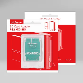 SIO2SD SD Card Adaptor pentru PS2, de Expansiune Card de Memorie pentru SIO Inlocuire Cititor de Carduri de Memorie pentru PS2 Fat Consola