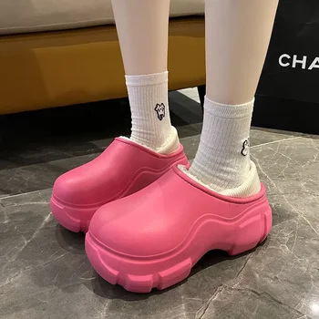 noua EVA bumbac papuci pentru femei pentru a păstra cald în toamna și iarna și non-alunecare pas pe rahat pentru a spori pantofi în timpul iernii.
