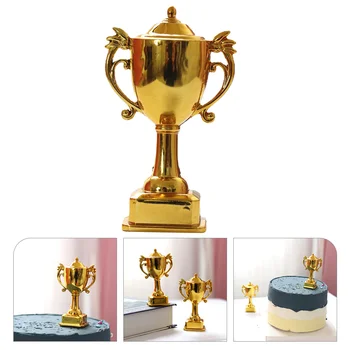 Miniatura Trofeu Ornament Copii, Articole Party Decorare Tort Premii, Trofee Sportive, Decoratiuni