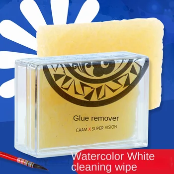 SUPER VISION Acuarelă pigment elimina lipici curățare importate căprioară lipici pictura culoare alb lipici special piele de porc lipici