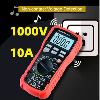 Non-Contact a Tensiunii 1000V 10A Honeytek POATE-RMS Multimetru Digital 6000Counts & 4000Counts Ohm Hz Capacitate REL Test