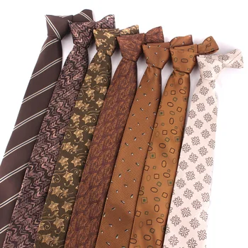 Noi Florale Cravate Pentru Barbati Femei Culoare Maro cu Cravata Pentru Cavalerii de onoare Costume de Mire Cravată Pentru Nunta de Iarna pentru Bărbați Cravate Pentru Cadouri