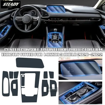 Pentru Mazda 3 Axela 2018-2022 2023Car Interior Consola centrala Transparent TPU Folie de Protectie Anti-scratch Repair Dotari Refit