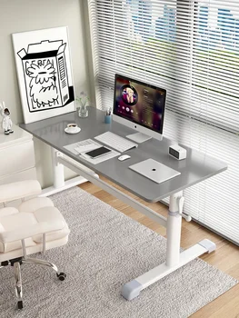 Birou calculator de uz casnic de mici simplă casă de închiriere scris dormitor banc de lucru cu masa de ridicare birou