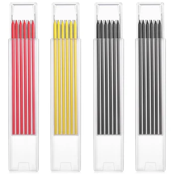 24 Buc Elaborarea Creioane 28mm Kit Refill pentru prelucrarea Lemnului Set Desen Tâmplar Rezerve de Parafină Scris