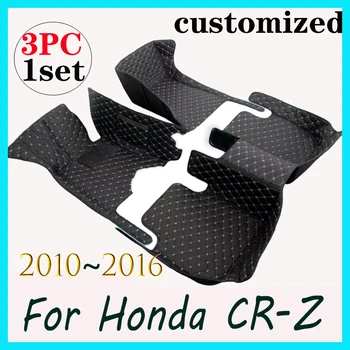 Auto Covorase Pentru Honda CR-Z CRZ ZF1 ZF2 2010~2016 Mat Auto Pad din Piele de Lux covor Covor Interior Piese Accesorii Auto