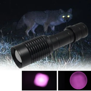 5W IR 850nm Zoom Focus Hunting Lanterna Tactice LED-uri Infraroșu Radiații IR Lampa de Noapte Viziune pe Luneta de arma Arma de Lumina