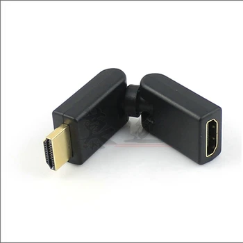 HD-compatibil sex Masculin Să HD Feminin Cablu Adaptor Convertor Extender Placat cu Aur 90 180 360 de Grade Unghi De 1080P HDTV Adapter