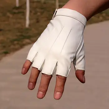 Degete Mănuși de Conducere PU Faux din Piele de Sport în aer liber de Halloween Rol Jumătate Degetul Mănuși Pentru Adolescenții de sex Feminin de sex Masculin