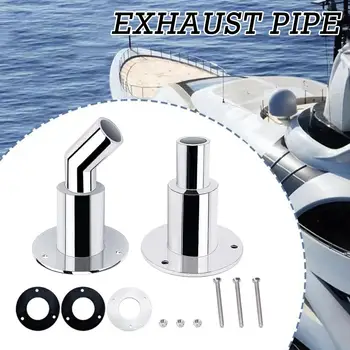 Prin Hull Evacuare Montarea de Tub Pipe Socket Hardware Parte din Încălzitor de Aer Pentru Barca Camion din Oțel Inoxidabil 316