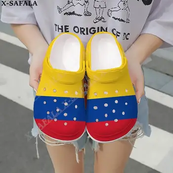 Dragoste Columbia, Țara de Imprimare 3D Bărbați Femei Clasic Saboti Papuci Pantofi EVA Ligtweight Sandale de Plajă de Vară în aer liber-1