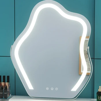 Cloud oglindă cosmetică desktop lampă cu led-uri desktop rotative speciale în formă de oglindă