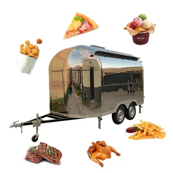 Coș De Alimente Bauturi Automat De Cart Mobile În Aer Liber Fast-Food Trailer Personalizate Camion De Alimente Cu Bucătărie Completă