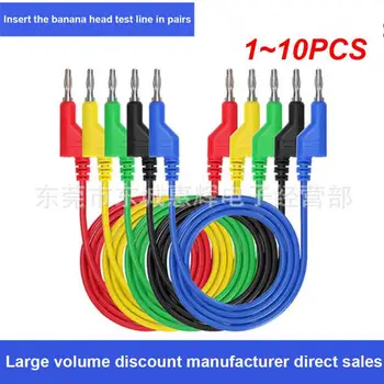 1~10BUC Cleqee P1036Dual 4mm care pot fi Stivuite Banana Plug Multimetru Test Duce 1M Cablu 1000V/15A