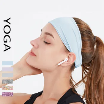 Yoga Banda de Păr pentru Bărbați Și Femei de Alergare Sport Fitness Antiperspiration Anti-alunecare Baschet Yoga Sudoare de absorbție Bentita
