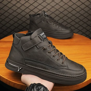 Noua Toamna Iarna Barbati Pantofi Casual Dovada de Apă de Siguranță Pantofi pentru Bărbați pentru Workround Degetul Pantofi pentru Bărbați de Înaltă Calitate Adidasi