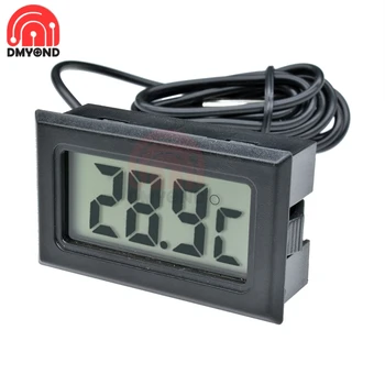 Termometru Digital Mini Display LCD Metru Frigidere Congelatoare Coolere Acvariu Mini Chillere Sonda Instrument FY-10 -50°C~110°C