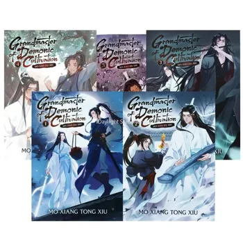 Engleză Carte de benzi Desenate Maestru de Demonie Cultivarea Mei Dan Roman Fantasy MO DAO ZU SHI Libros De Manga Manga Cărți Wei Wuxian