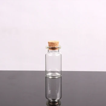 Sticluțe cu dop de Plută Dopuri Mici Flacoane Mici de Sticlă Clară Borcane Capace Recipient de Stocare pentru Arta Artizanat Proiecte DIY Petrecere 28ED