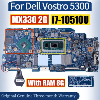 19773-1 Pentru Dell Vostro 5300 Placa de baza Laptop i7-10510U N17S-G3-A1 MX330 2G RAM 8G 0V499Y 100％ Testat Notebook Placa de baza