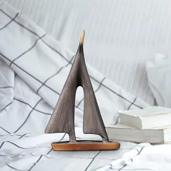 Barca de navigatie Decor Corabie Art Creative Noroc Barcă cu pânze Model pentru Sala de Mese Raft Tabelul Central Hotel Hol