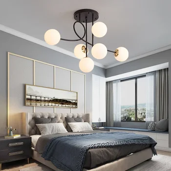 Stil Nordic Lămpi Lampa în Camera de zi Molecule Post-Modern, Simplu Atmosfera Dormitor Cameră Sucursala Acasă Restaurant