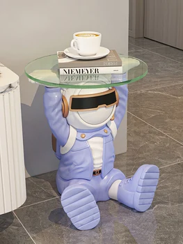 Acasă Decor Astronaut Mese De Cafea, Mobilier Camera De Zi Canapea Partea De Masă De Creatie Accesorii Pentru Casa Dormitor, Noptiere