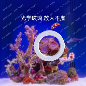 Ornamentale Lupă Rezervor Os Greu De Corali Moi Plante Acvatice Vedere De Sticlă Multifuncțională Magnetic Perie Perie Acvariu