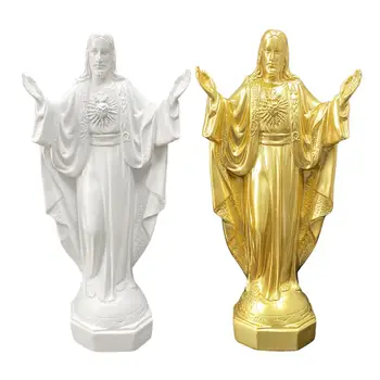 Isus Statuie opera de Arta Isus Figurine in Miniatura pentru Masă Living Decorul Camerei