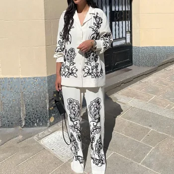 2 Seturi De Piese Africane Seturi Pentru Femei Nou-African Print Elastic Bazin Pantaloni Largi Stil De Rock Onoarea Celebrului Costum Lady Utilaje