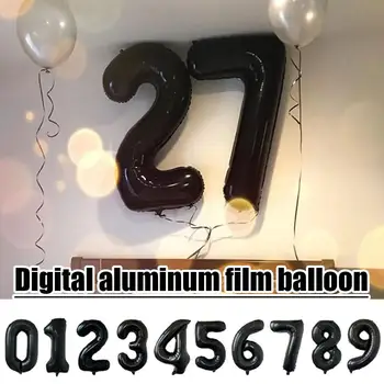 32-în format Digital Baloane Nunta Decor Aluminiu Balon de Acostare Numărul de Balon Ziua Decor Petrecere Copil de Dus Copii Cadou