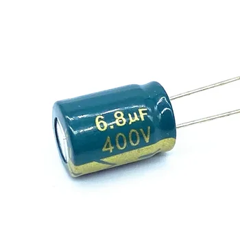 10buc/lot 6.8 UF înaltă frecvență joasă impedanță 400V 6.8 UF aluminiu electrolitic condensator de dimensiunea 10*13mm 20%