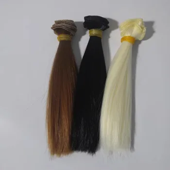 15cm Papusa Peruca Accesorii Face Peruca Materiale Autocolante de Păr de Păr Perdele Temperatură Înaltă de Mătase