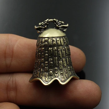 1 BUC Aliaj Imitative Alama, obiecte de Artizanat Bell Cheie Auto Butonul de Vânt Clopot Tibetan Clopot de Bronz Cadou Creativ HomeGood Noroc Pandantiv
